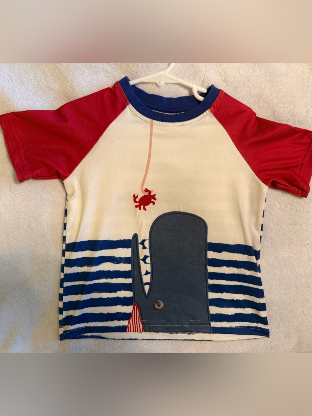 Kids Short Sleeve Red & Blue Graphic Tee